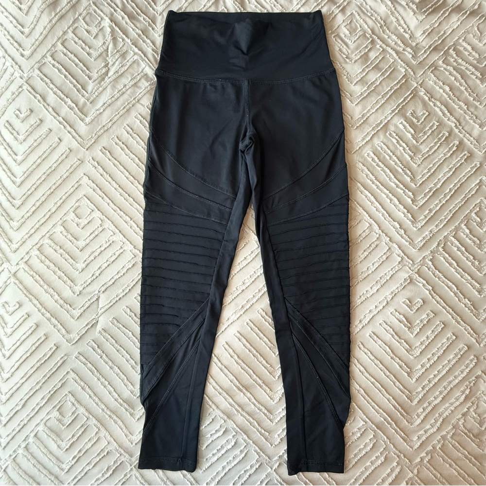Aerie Black Moto Leggings | S